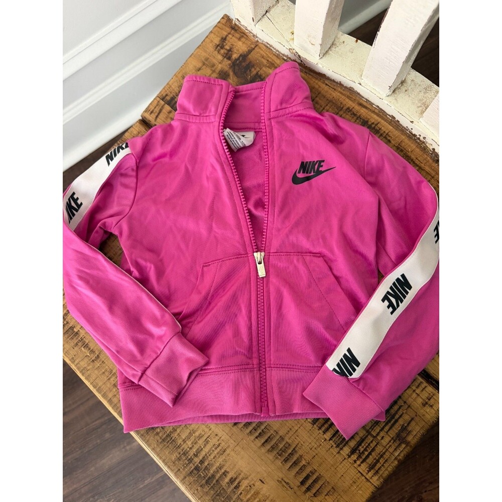Nike Kids Girls Pink Windbreaker Jacket 2T Excellent Condition
